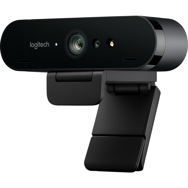 Logitech BRIO webcam 4096 x 2160 pixel USB 3.2 Gen 1 (3.1 Gen 1) Sort Sort, 4096 x 2160 pixel, 90 fps, 1280x720@30fps,1280x720@60fps,1920x1080@30fps,1920x1080@60fps, 720p,1080p,2160p, 5x, 90°