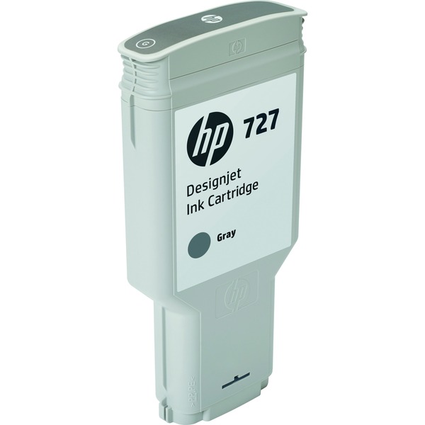 Apparatet slå ægtemand HP 727 DesignJet-blækpatron med 300 ml, grå grå, Farvebaseret blæk, 300 ml,  1 stk