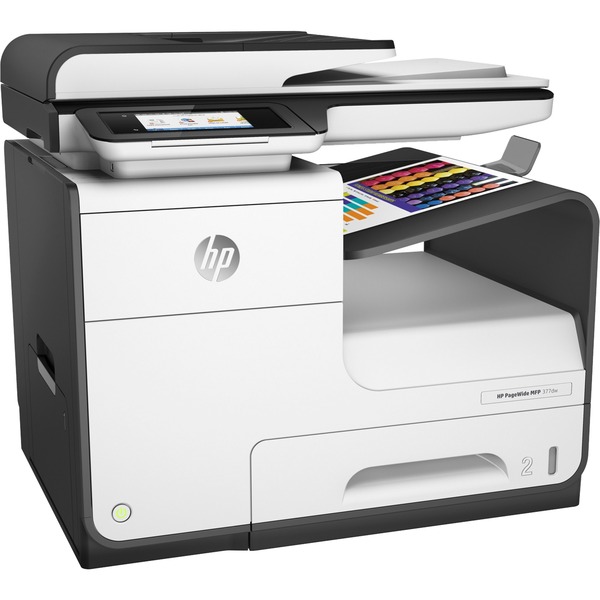 HP PageWide 377dw Inkjet A4 1200 x 1200 dpi 30 sider pr. minut Wi-Fi, Multifunktionsprinter Hvid/Sort, Inkjet, Farveudskrivning, 1200 x 1200 dpi, Farvekopiering, A4, Sort, Hvid