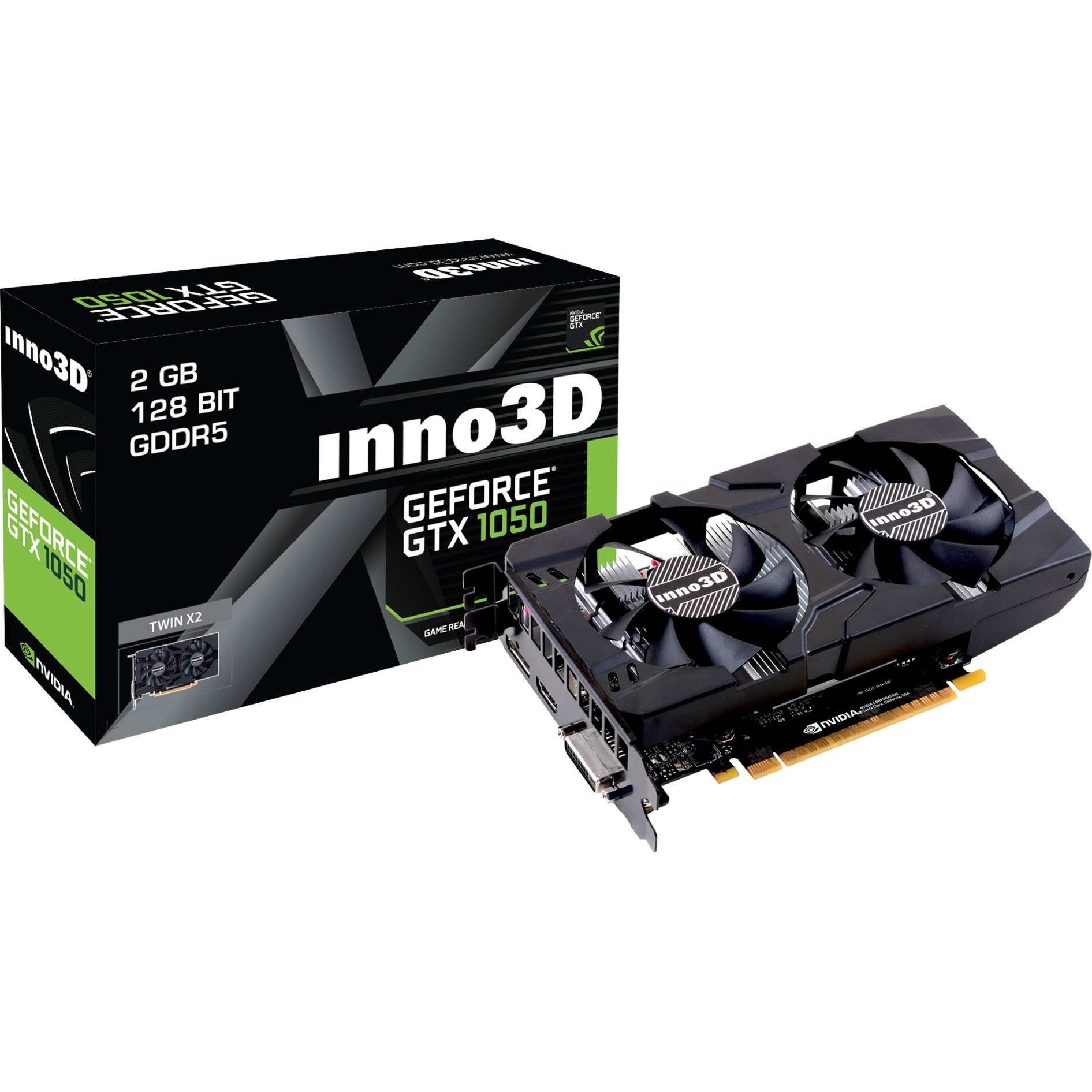 Inno3d N1050 1ddv E5cm Grafikkort Geforce Gtx 1050 2 Gb Gddr5