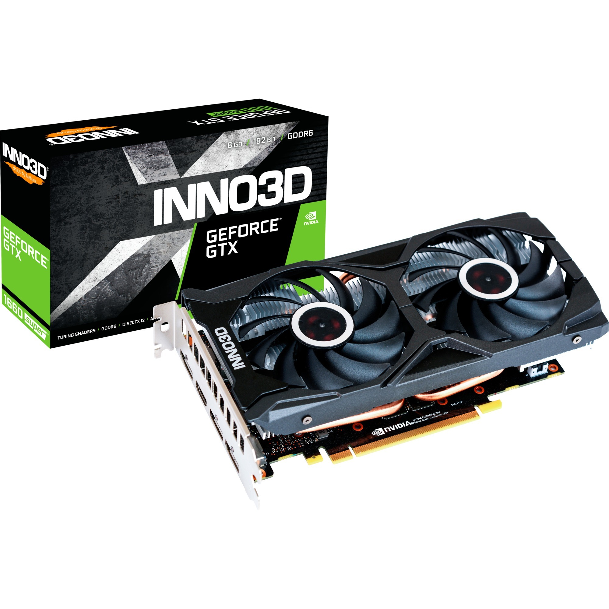 Inno3d N166s2 06d6 1712va15l Grafikkort Geforce Gtx 1660 Super 6