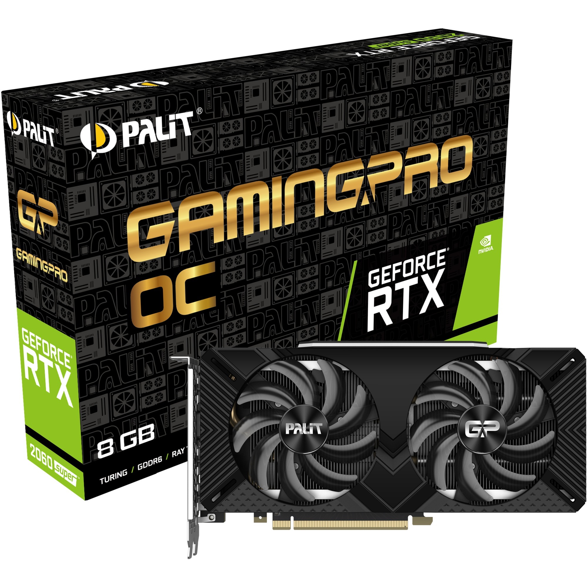 Palit Ne6206ss19p2 1062a Grafikkort Geforce Rtx 2060 Super 8 Gb