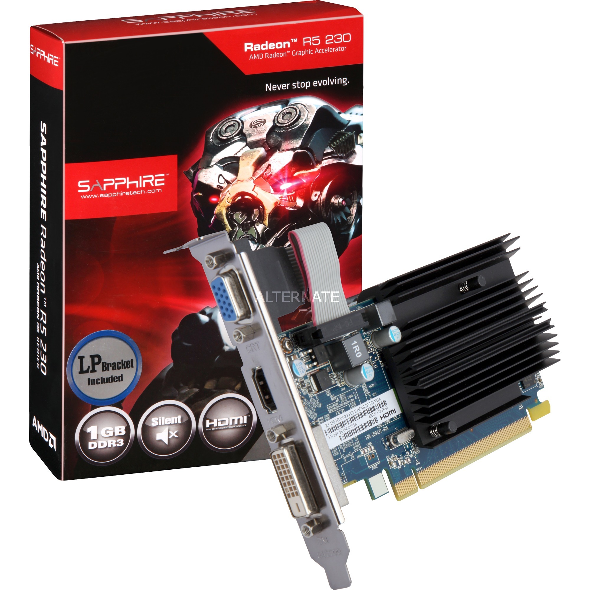 Sapphire 11233 01 20g Grafikkort Radeon R5 230 1 Gb Gddr3 Radeon