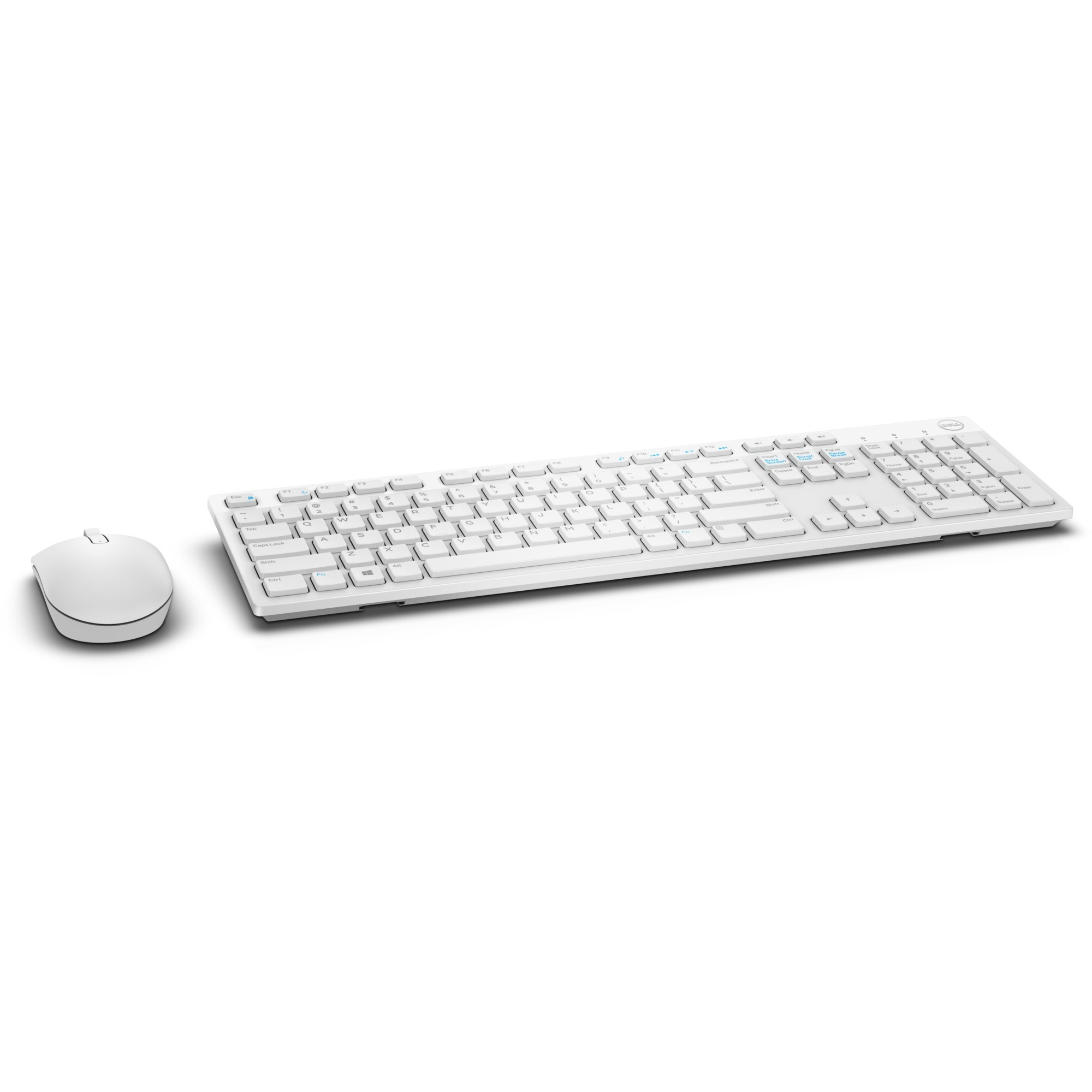 Dell Km636 Tastatur Rf Tradlost Qwertz Tysk Hvid Desktop Saet Hvid Standard Rf Tradlost Qwertz Hvid Mus Inkluderet